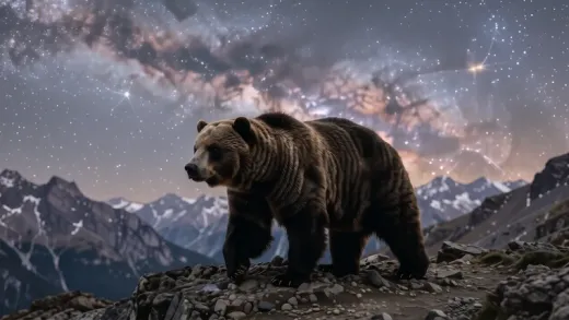 What an incredible creature the bear is in nature and sky — astronomy photograph