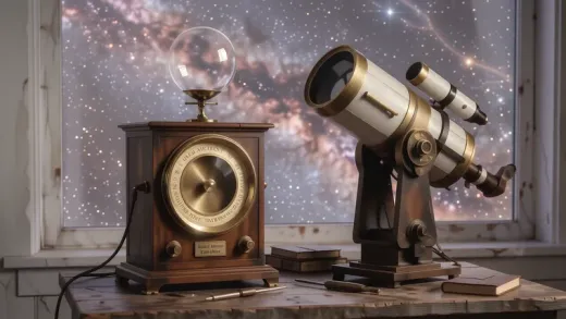 Who determined the intensity of light and its pressure — astronomy photograph