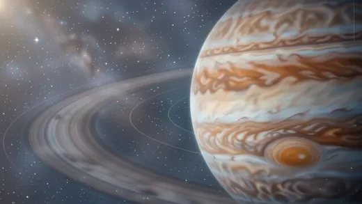 What is the biggest solar system? Exploring planetary scales — astronomy photograph