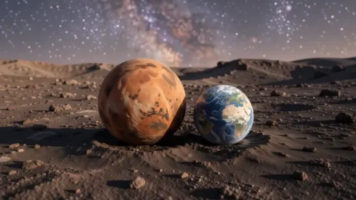 Which planet has two natural satellites — astronomy photograph