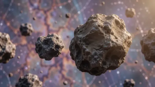 What are the distinguishing features of asteroids — astronomy photograph