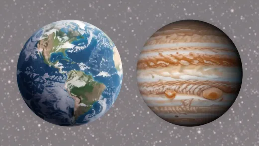 Understanding planetary dimensions: What is the size of a planet — astronomy photograph