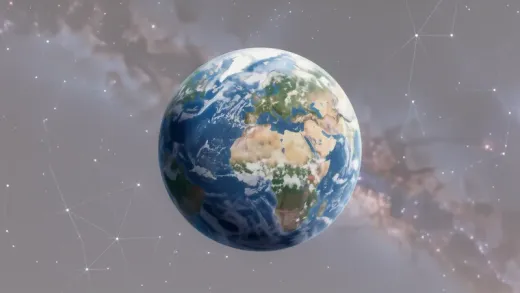 What will the Earth look like in one million years — astronomy photograph