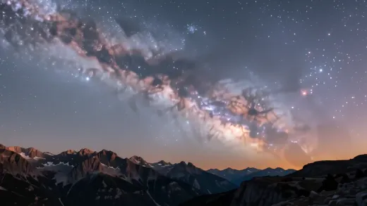 Understanding the stages of twilight when the evening falls — astronomy photograph