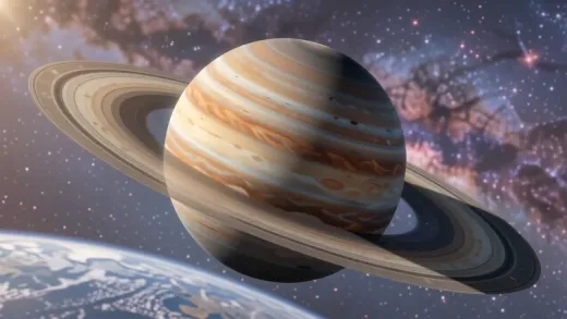 What characteristics does Saturn's internal composition possess — astronomy photograph