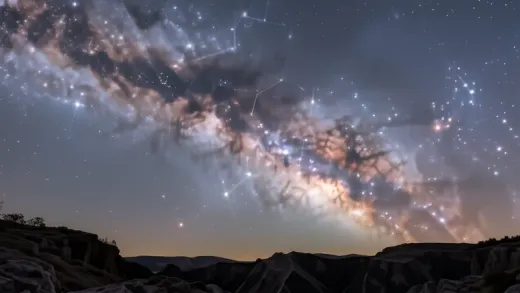 Discovering what Taurus constellation looks like — astronomy photograph