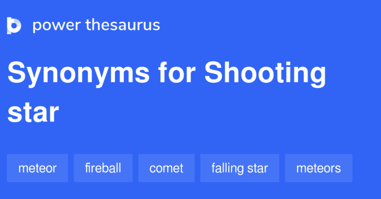 What is the name for shooting stars?