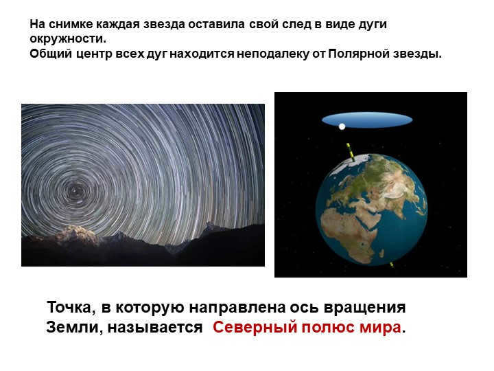 In the image, each star has left its mark as an arc of a circle. Overall value. 