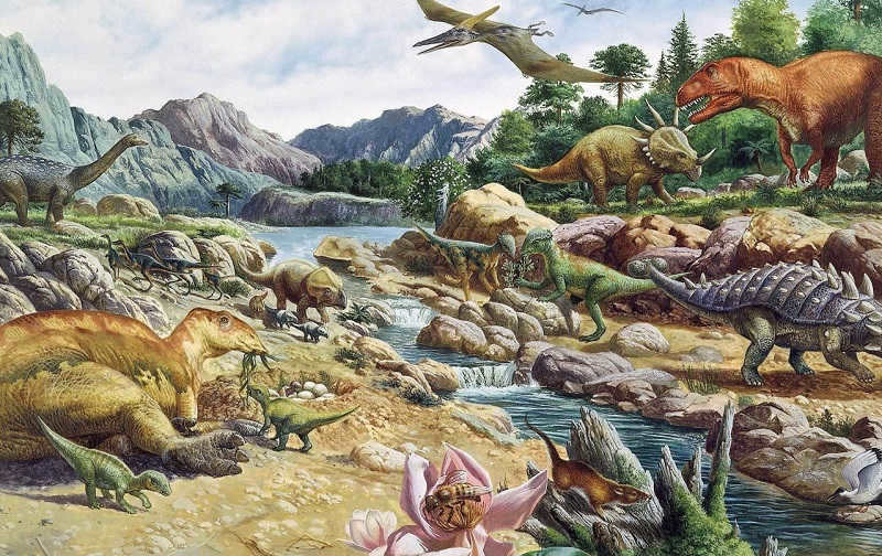 Geologic periods of the earth - from the fiery planet to the abode of life