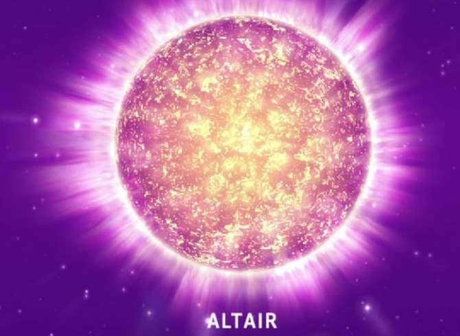 Altair is the most unusual inhabitant of the Galaxy.