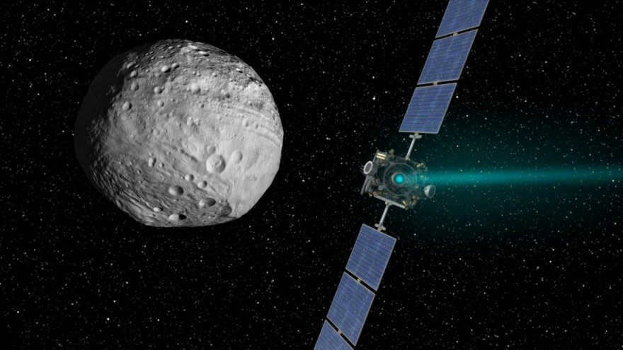 Dawn spacecraft arrives at asteroid Vesta
