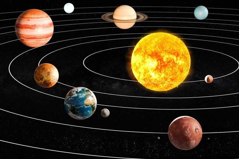 Examples of distances in astronomical units
