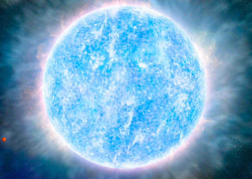 A selection of the biggest stars in our galaxy