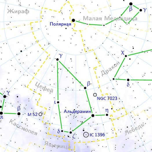 Constellation Cepheus 