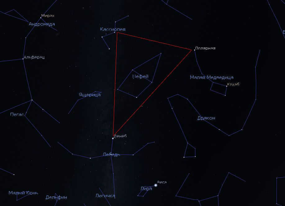Cepheus in the sky