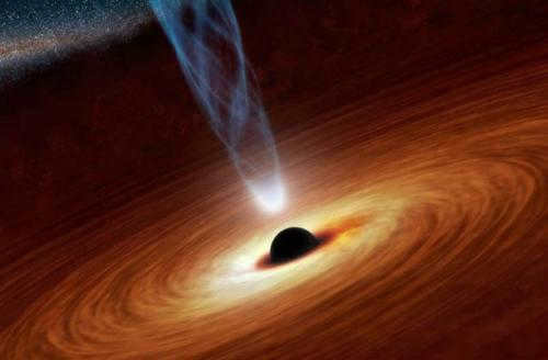 What happens if you fall into a black hole. Spiral and copies of stars