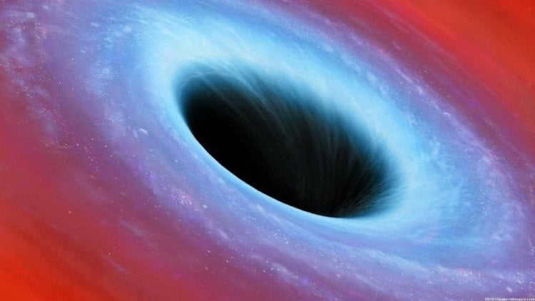 What will you see falling into a black hole? It is still unknown what is in the black hole. Photo.