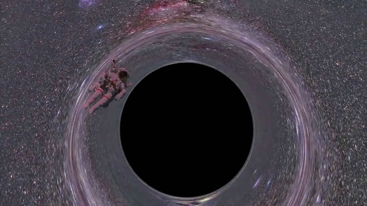 As it approaches the event horizon, the object dims for the observer