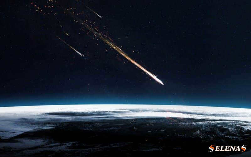 A meteor shower.
