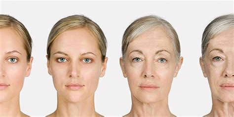 Why does one's face age after childbirth?