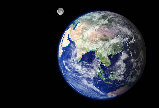 Earth and Moon