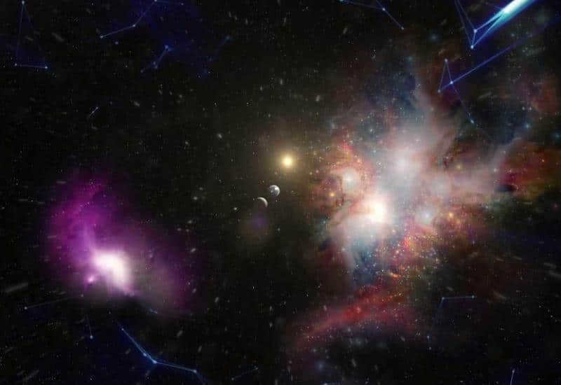 thermonuclear reactions of space objects