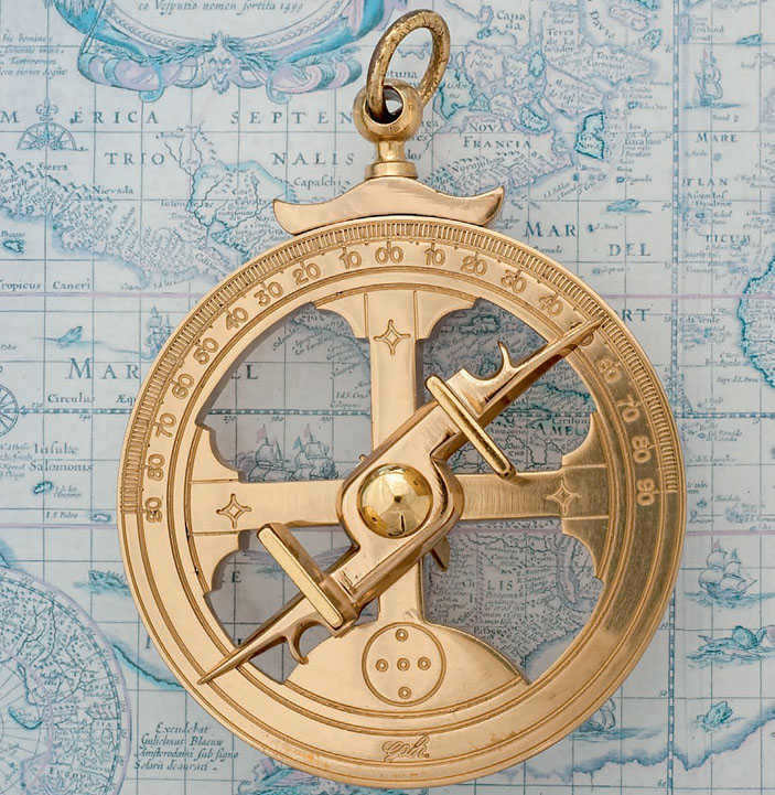 Marine astrolabe ("Schrödinger's Cat" No. 7-8, 2017)