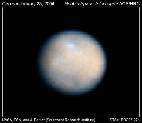 Ceres through Hubble's eyes