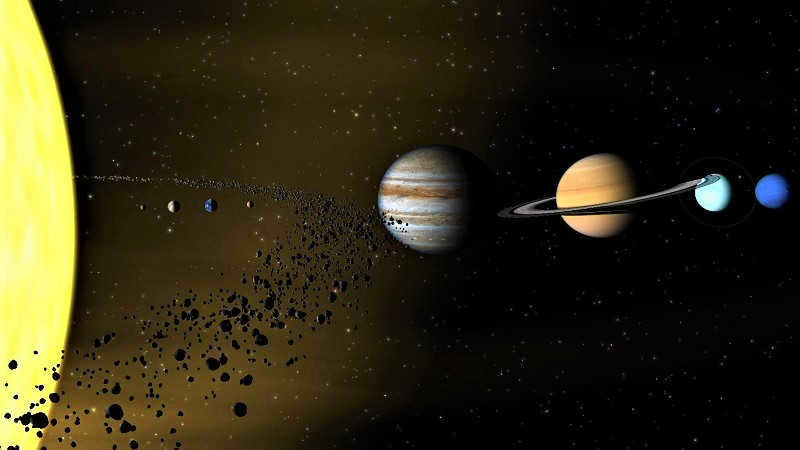 The main asteroid belt