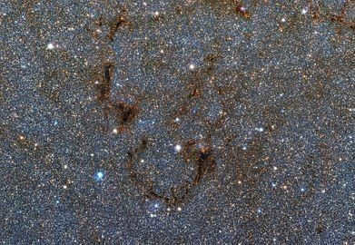 A small part of a gigapixel color mosaic of the Milky Way's heart.[53]