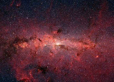 Infrared image from the Spitzer Space Telescope.