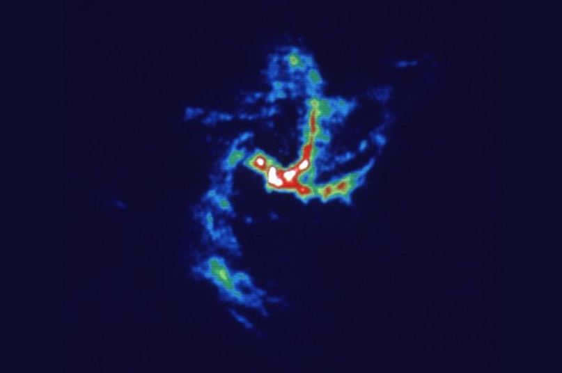 Gas clouds around a black hole