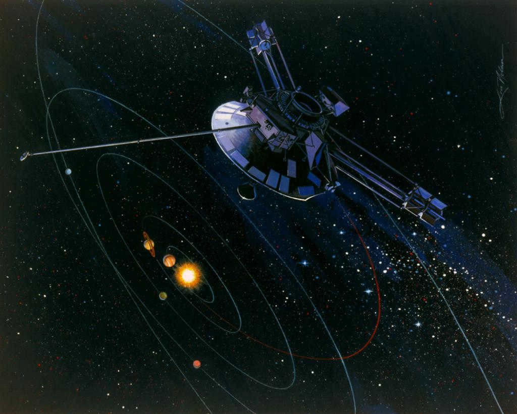 Pioneer space probe