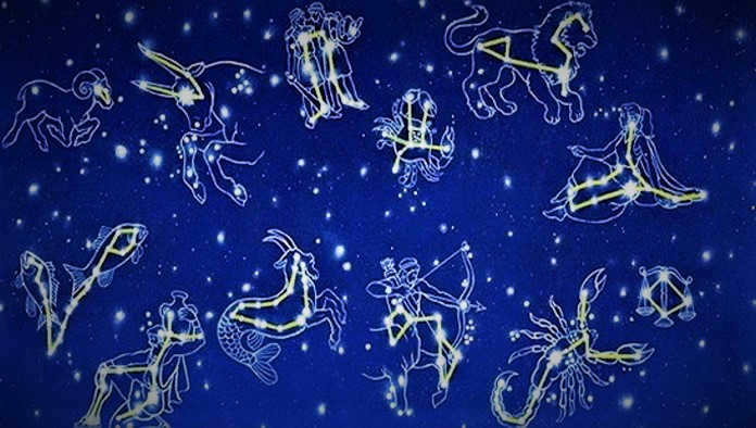 Constellations of zodiac signs
