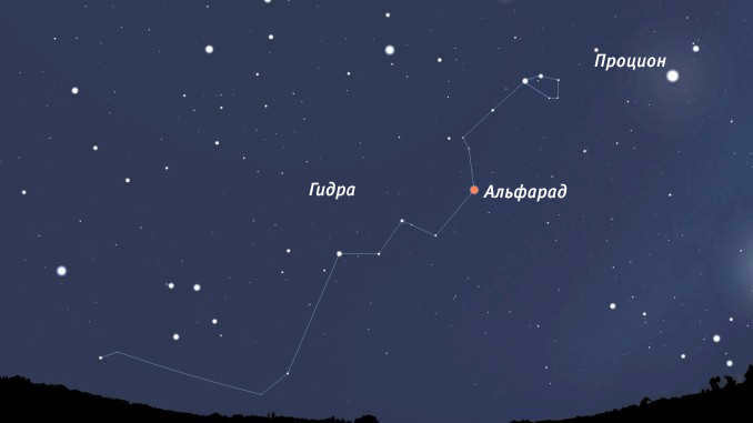 The constellation Hydra is one of the longest constellations in the sky.