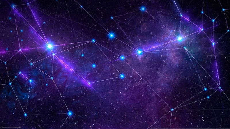Constellations of the fall sky