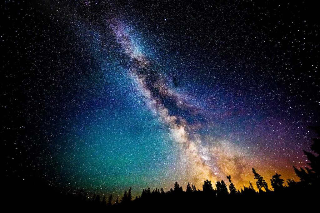 The center of the galaxy from the ground.