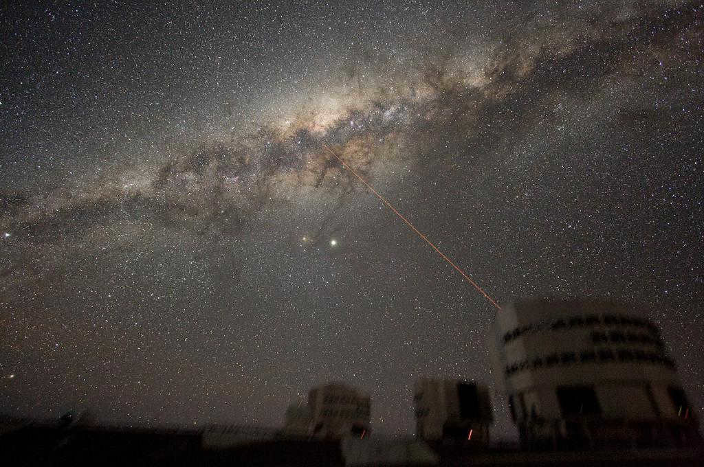 The center of the galaxy from an American observatory.