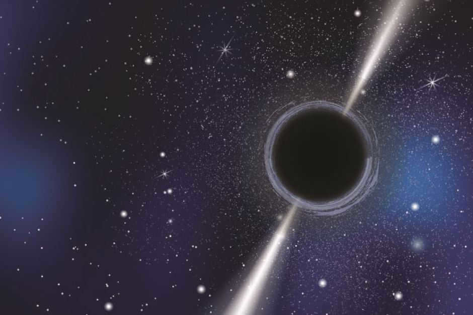 A supermassive black hole.