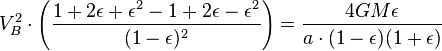 V_B^2 \cdot \left ( \frac<1+2\epsilon+\epsilon^2-1+2\epsilon-\epsilon^2> \right) =\frac 