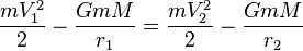 \frac<mV_1^2>-\frac=\frac-\frac