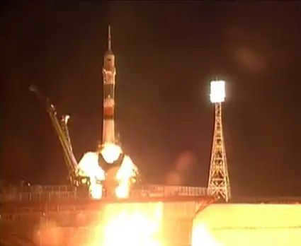 Russian spy Anna Chapman appeared at the launch of the launch vehicle 