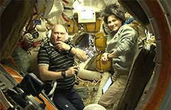 Preparing for a spacewalk on July 21, 2022