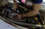 Changing the urine tank