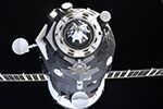 Docking of the Progress MS09 cargo spacecraft with the ISS