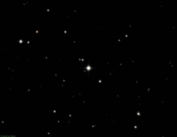 The star WASP-1, which has an exoplanet.