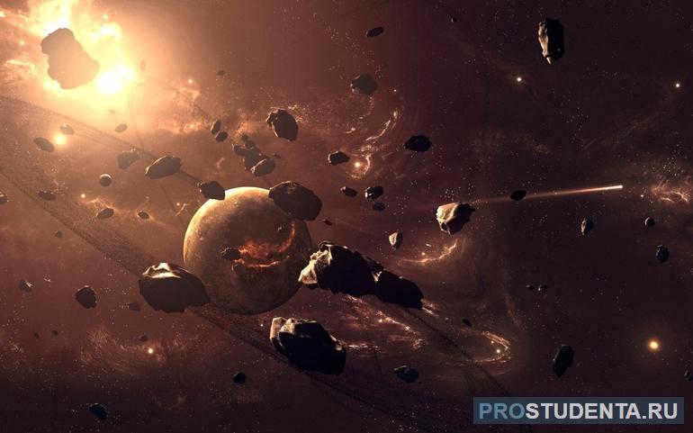Asteroid cluster