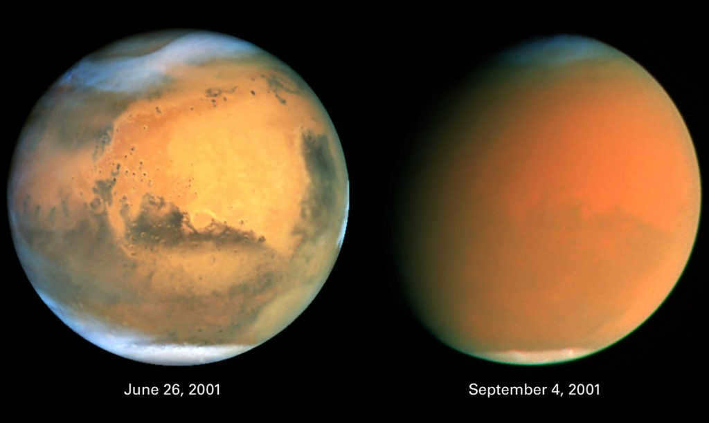 Global dust storm on Mars