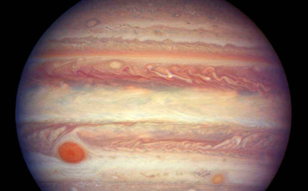Great red spot on Jupiter