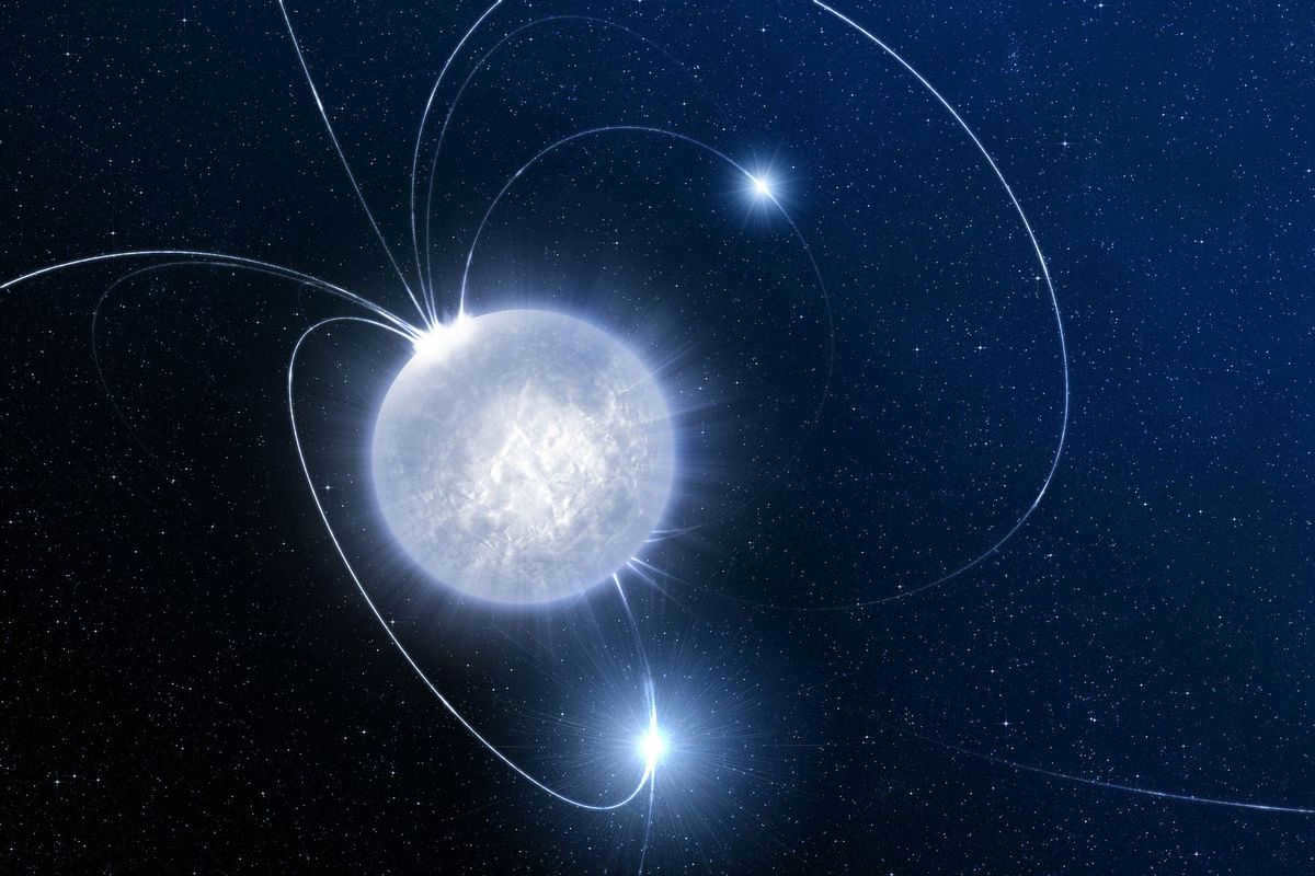 Magnetar, artist's drawing